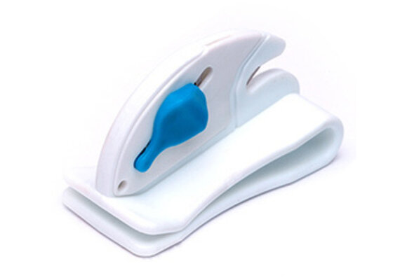 Balloon Cutter with Knife - White/Blue