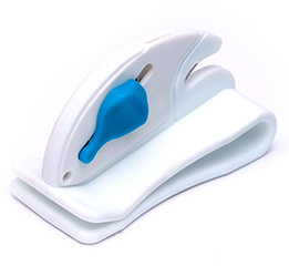 Balloon Cutter with Knife - White/Blue