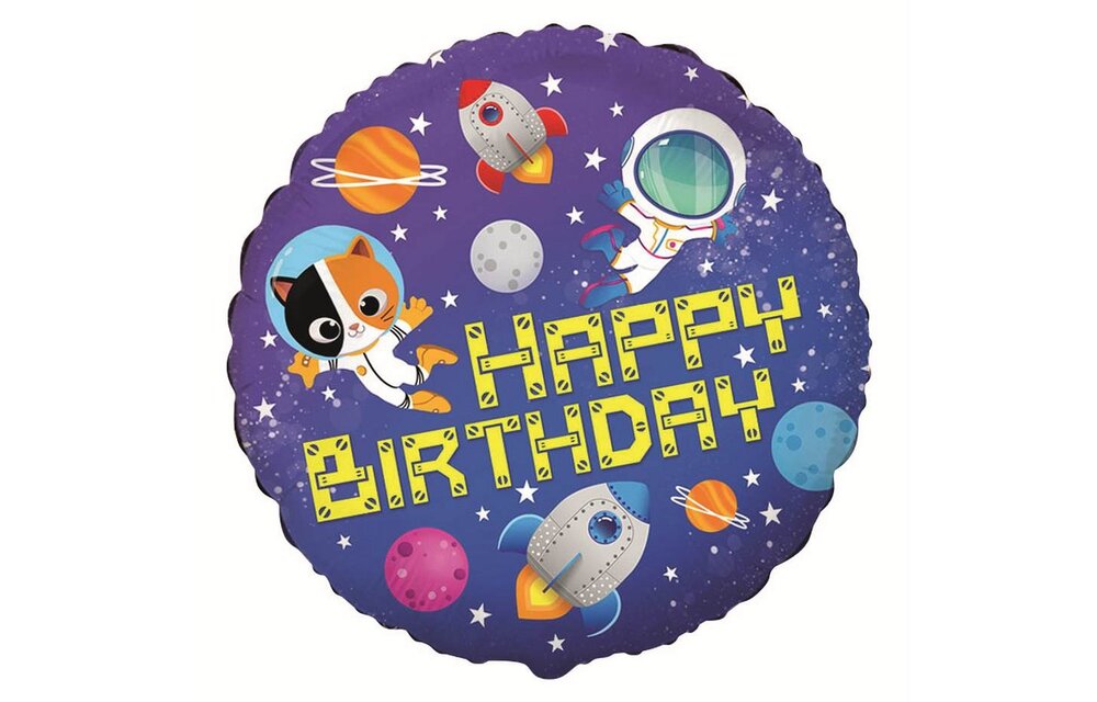 Birthday - Space - 18 inch - Flexmetal