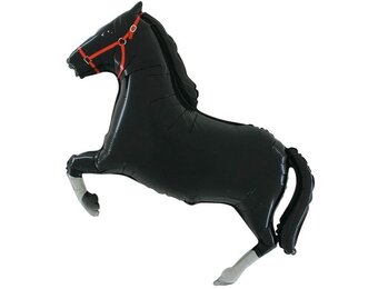 Paard/Horse - Zwart/Black - Grabo - 32 inch