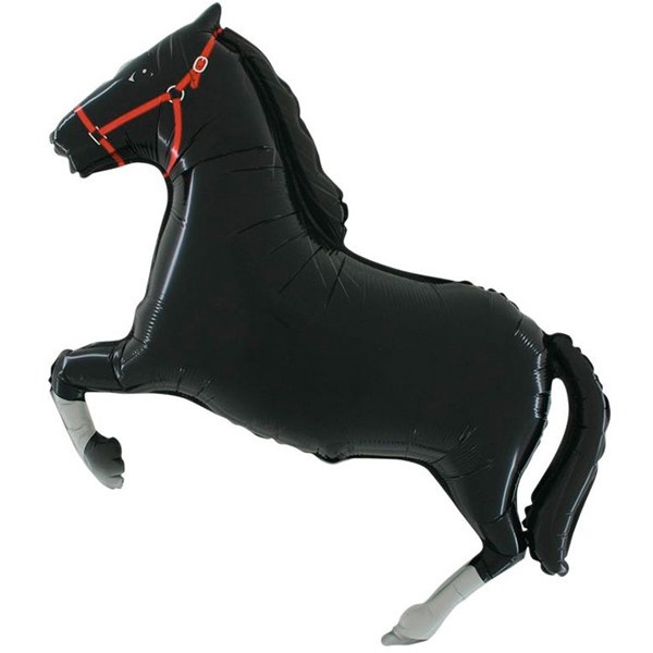 Paard/Horse - Zwart/Black - Grabo - 32 inch