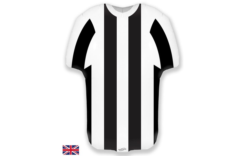 Sportshirt - Black/White Stripes - 24 inches