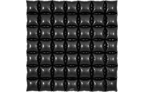 Waffle - Black - 91cm