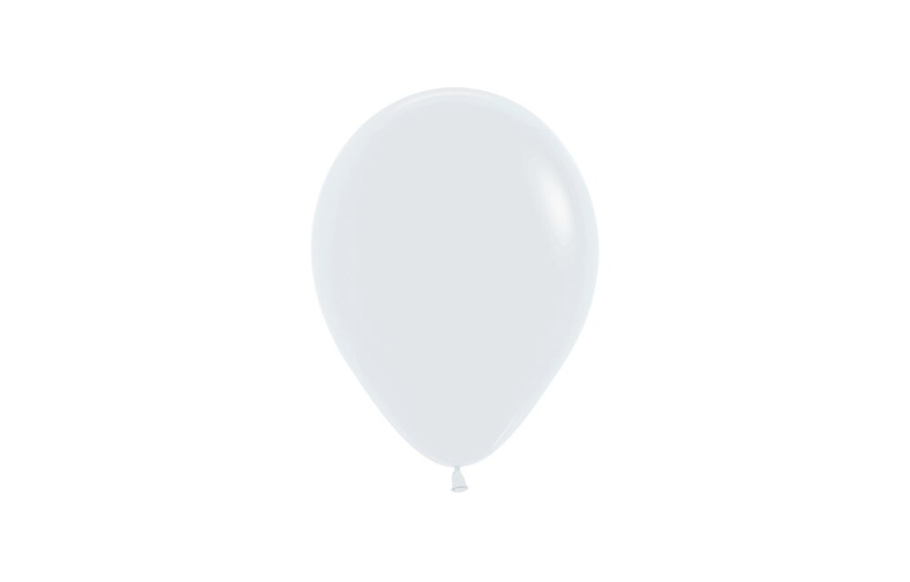 Sempertex 9 inch - White - 005 - 50 Stuks