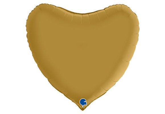 Heart - Satin - Gold - 36"/91cm - Grabo