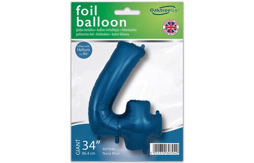 Cijfer Navy - 4 - O34"/86cm