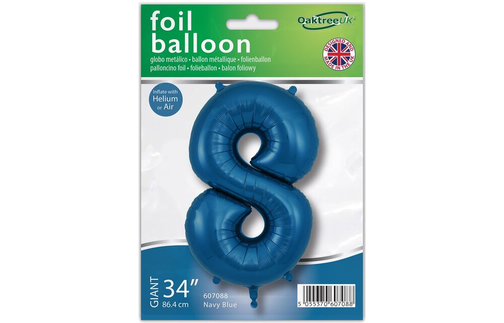 Cijfer Navy - 8 - Oaktree 34 inch