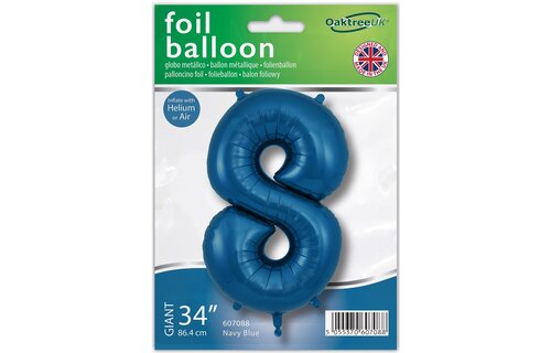 Cijfer Navy - 8 - Oaktree 34 inch