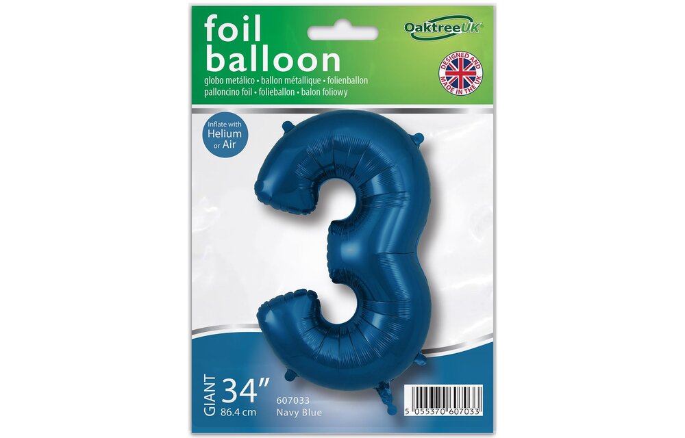 Cijfer Navy - 3 - Oaktree 34 inch