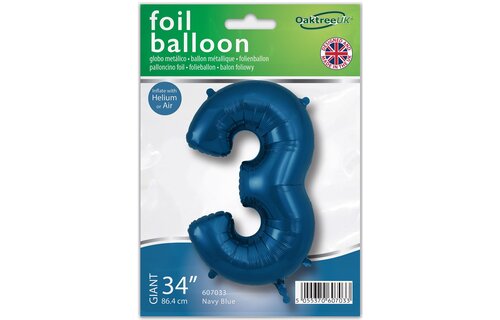 Cijfer Navy - 3 - Oaktree 34 inch