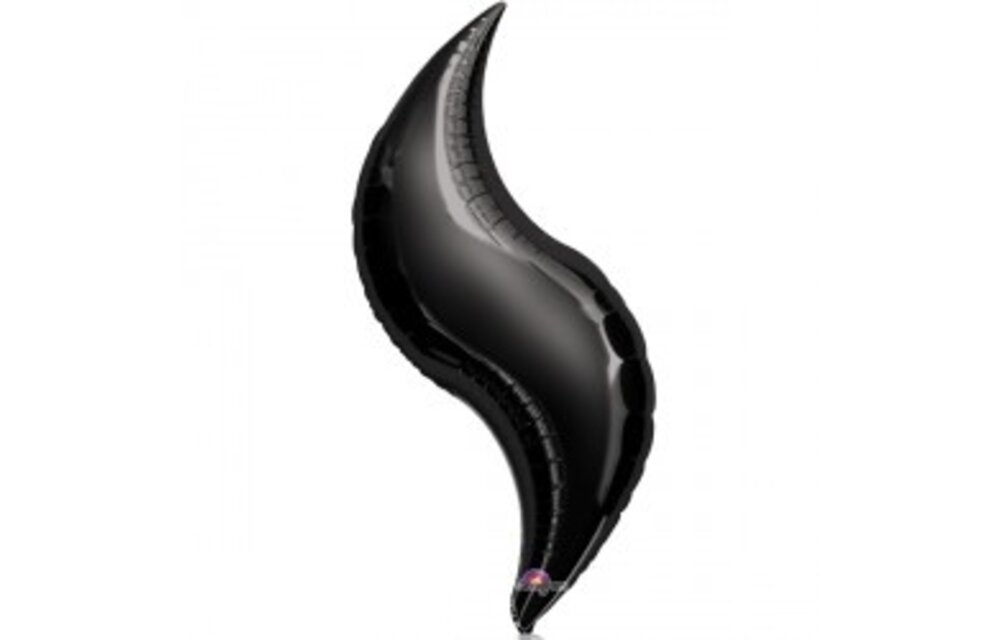 Curves - Onyx Black - 28"/71cm - 3 count