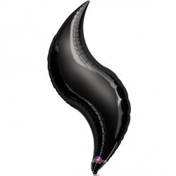 Curves - Onyx Black - 28"/71cm - 3 stuks