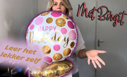 Leer zelf een uitschuifbaar ballonstatief maken