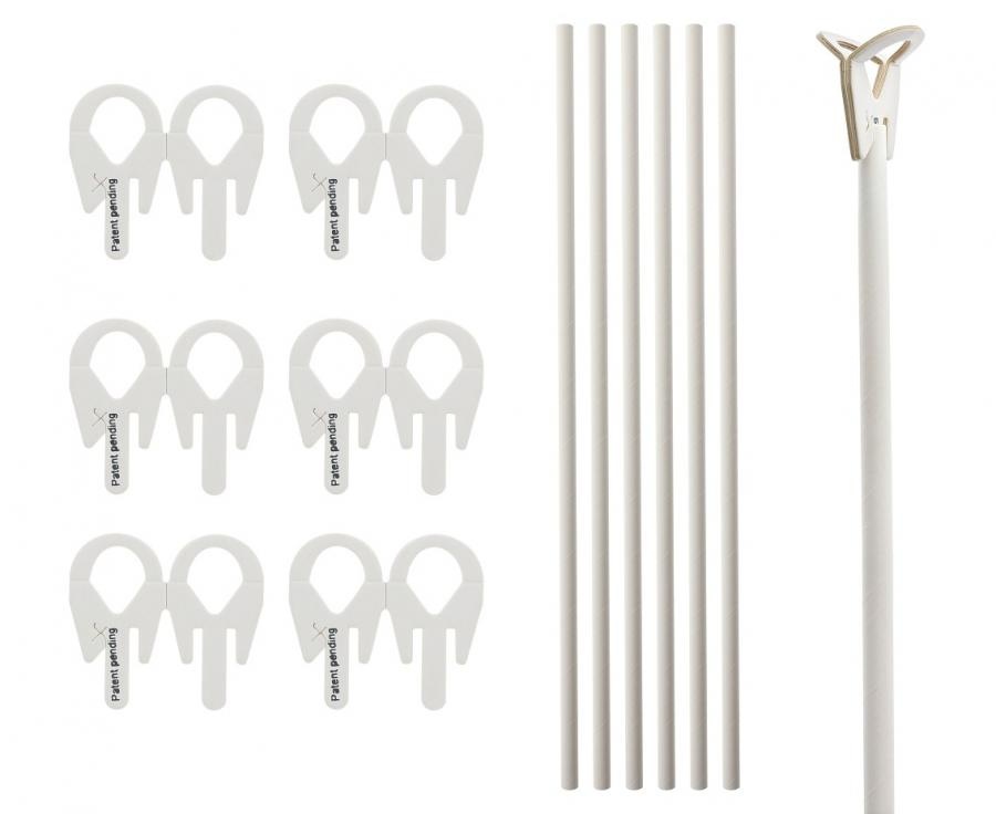 Cups & Sticks - PAPER - 100 stuks