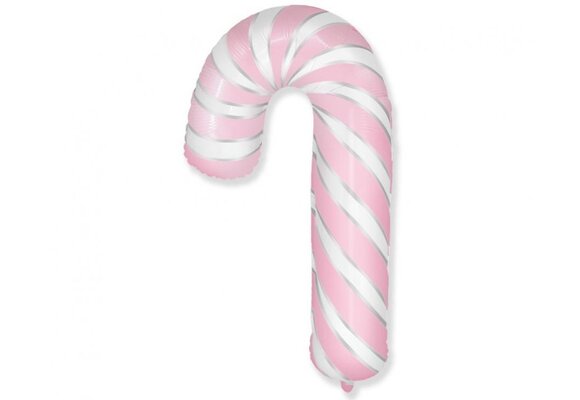 Candy Cane - Pink/White - Kerstmis - 24 inch - Flex