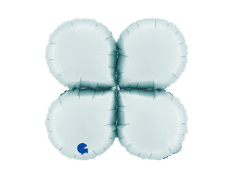 Base Round - Satin Pastel Blue - 19 Inch