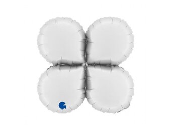 Base Round - Satin White - 19 Inch