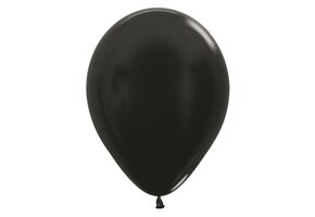 Sempertex 12 inch  - RETAIL - Metallic Black 580 - 12 x 12 stuks