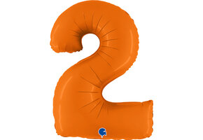 Cijfer Matte Orange 2 - Grabo - 40 inch
