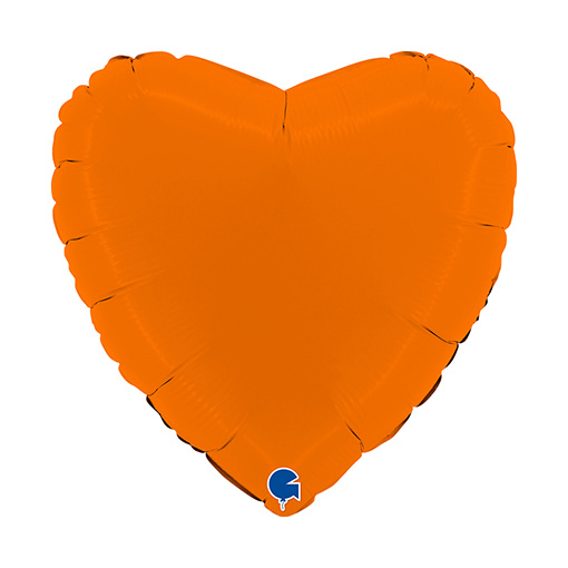 Heart - Matte Orange - 18 inch - Grabo