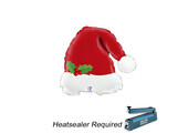 MICROFOIL - Santa Hat - 14inch - Betallic