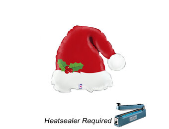 MICROFOIL - Santa Hat - 14inch - Betallic