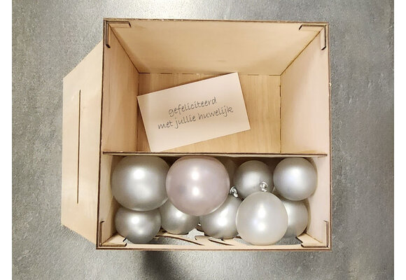 Balloon Box-Mr & Mrs - enveloppe