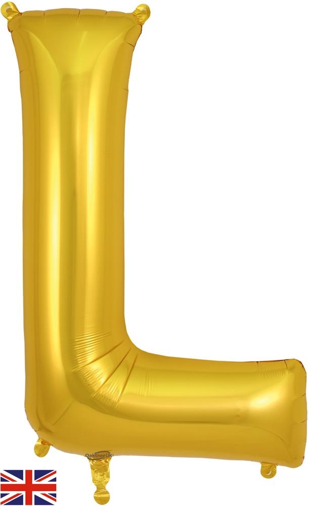 Letter Gold - L - O34"/86cm