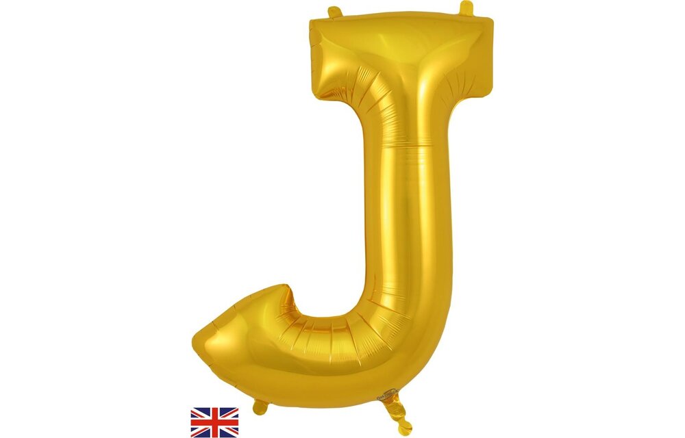 Letter Gold - J - Oaktree 34 inch