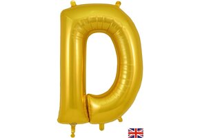 Letter Gold - D - O34"/86cm