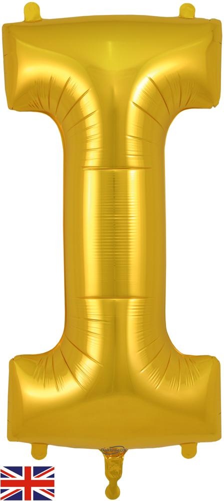 Letter Gold - I - Oaktree 34 inch