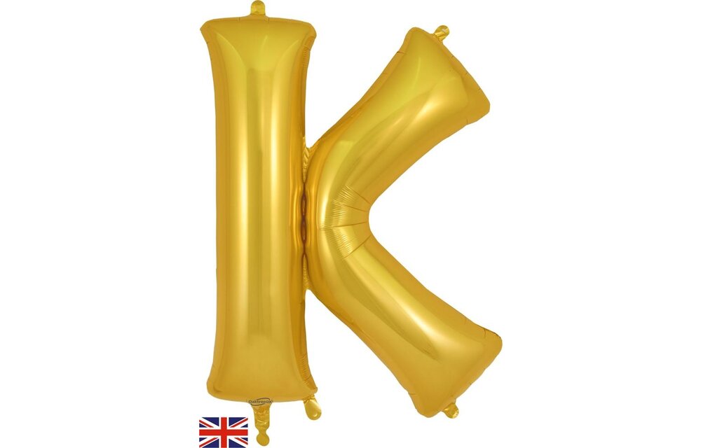 Letter Gold - K - Oaktree 34 inch