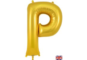 Letter Gold - P - Oaktree 34 inch