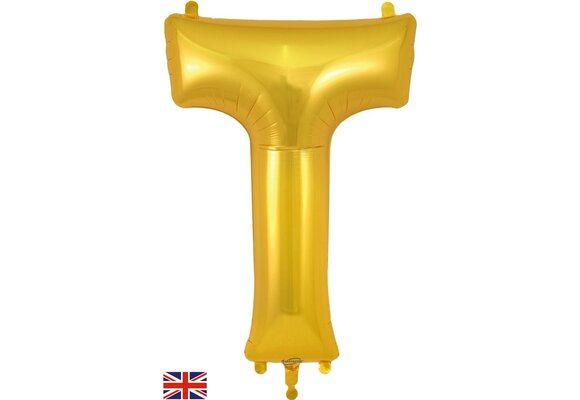 Letter Gold - T - Oaktree 34 inch