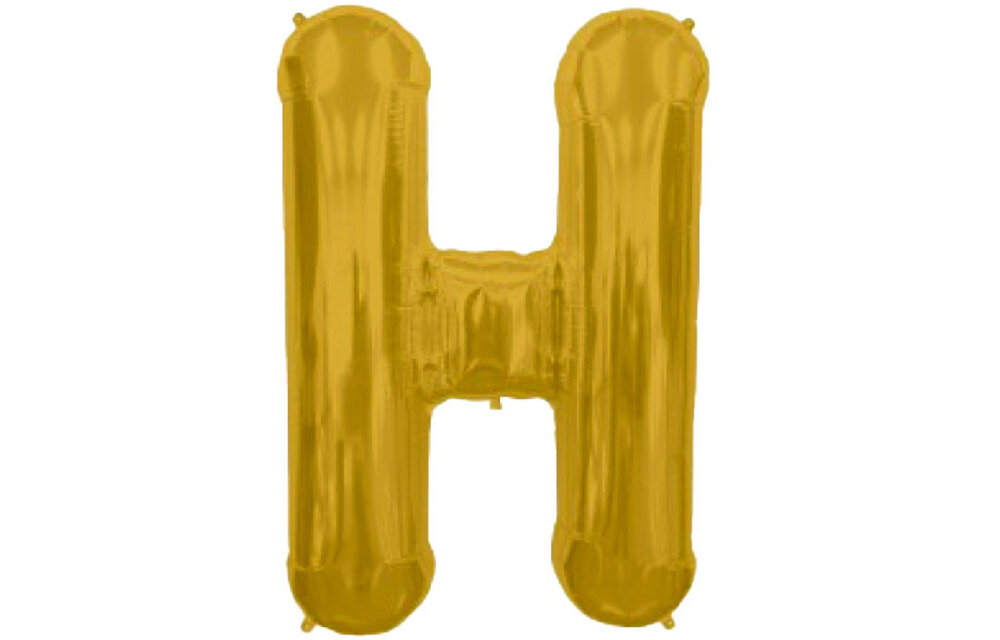 SALE > Letter Gold - H - NS34"/86cm