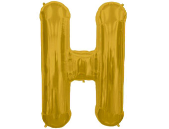 SALE > Letter Gold - H - NS34"/86cm