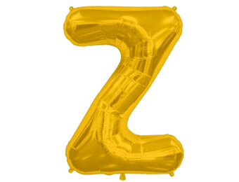 SALE > Letter Gold - Z - NS34"/86cm