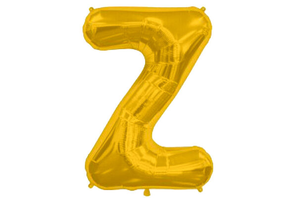 SALE > Letter Gold - Z - NS34"/86cm