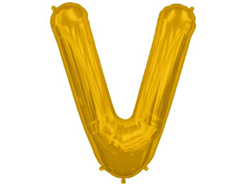 SALE > Letter Gold - V - NS34"/86cm