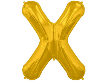 SALE > Letter Gold - X - NS34"/86cm