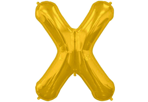 SALE > Letter Gold - X - NS34"/86cm