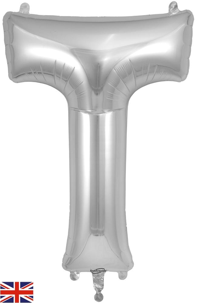 Letter Silver - T - O34"/86cm