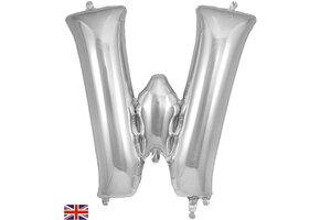 Letter Silver - W - Oaktree  34 inch