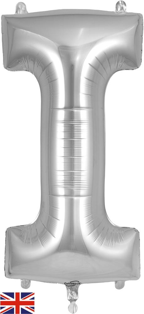 Letter Silver - I - Oaktree  34 inch