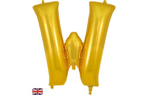 Letter Gold - W - Oaktree 34 inch