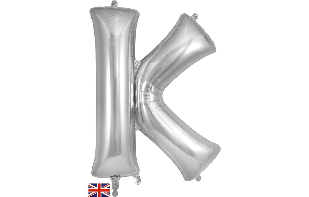 Letter Silver - K - Oaktree  34 inch