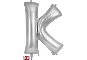 Letter Silver - K - Oaktree  34 inch