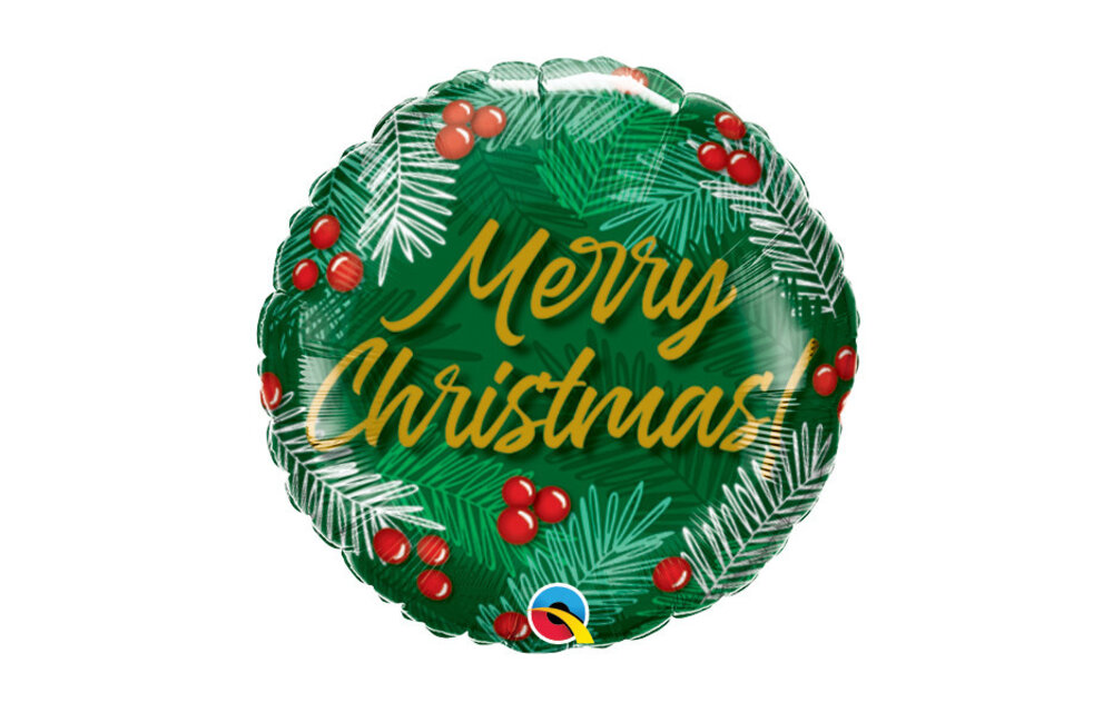 MICROFOIL - Christmas - Greens & Berries - 9 inch - Qualatex - empty