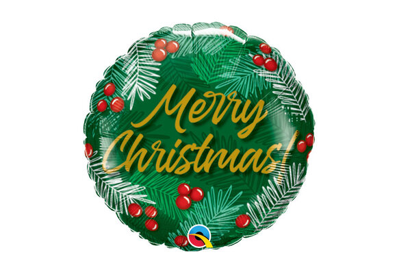 MICROFOIL - Christmas - Greens & Berries - 9 inch - Qualatex