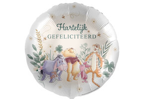 Hartelijk Gefeliciteerd - Winnie The Pooh - 17 inch ***